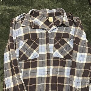 Divided (H&M) Blue Flannel